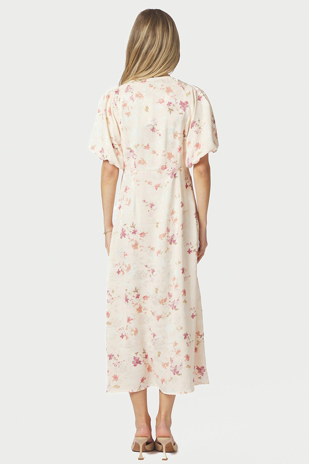 Illana Sateen Print Kjole