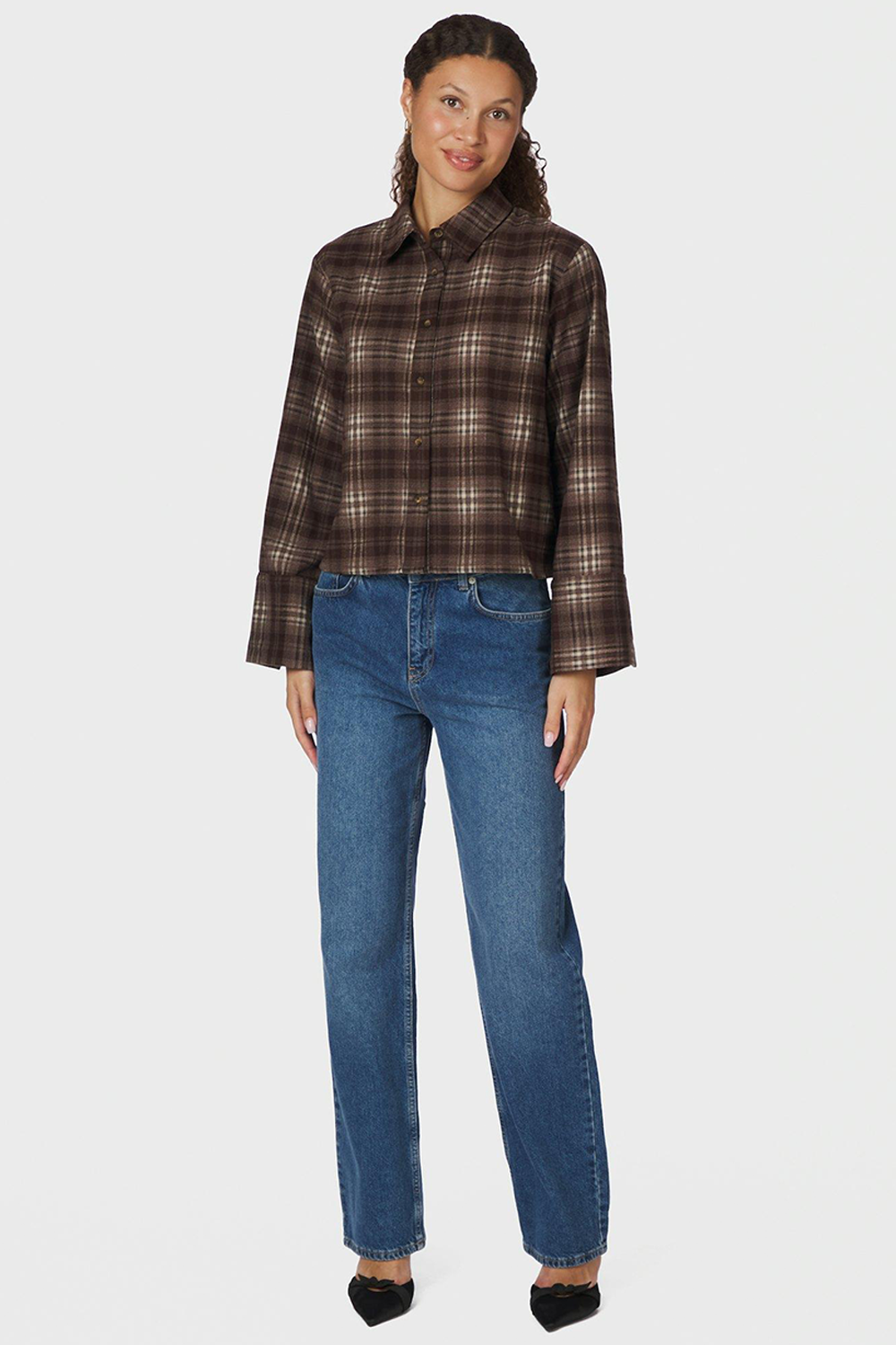 Jaylin Flannel Check Skjorte