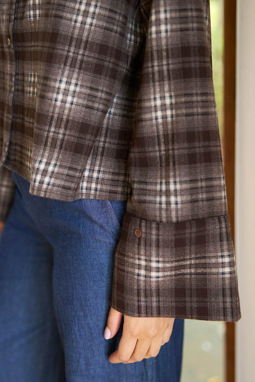 Jaylin Flannel Check Skjorte