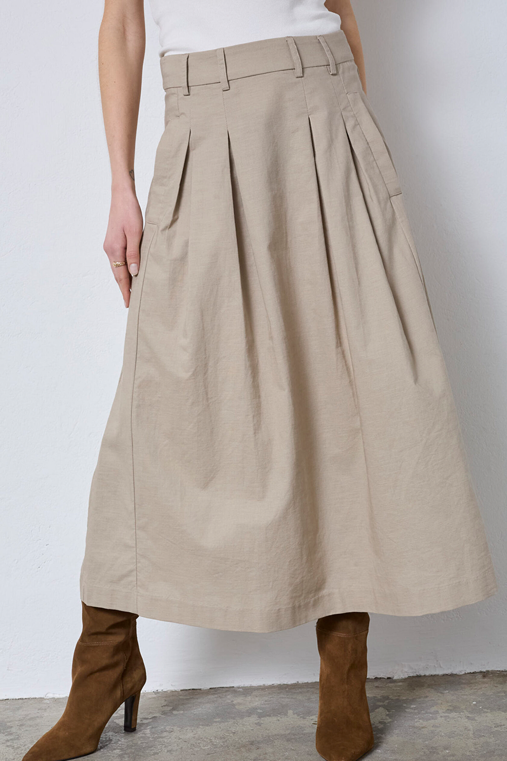 LeilaCC Anya Pleat Nederdel