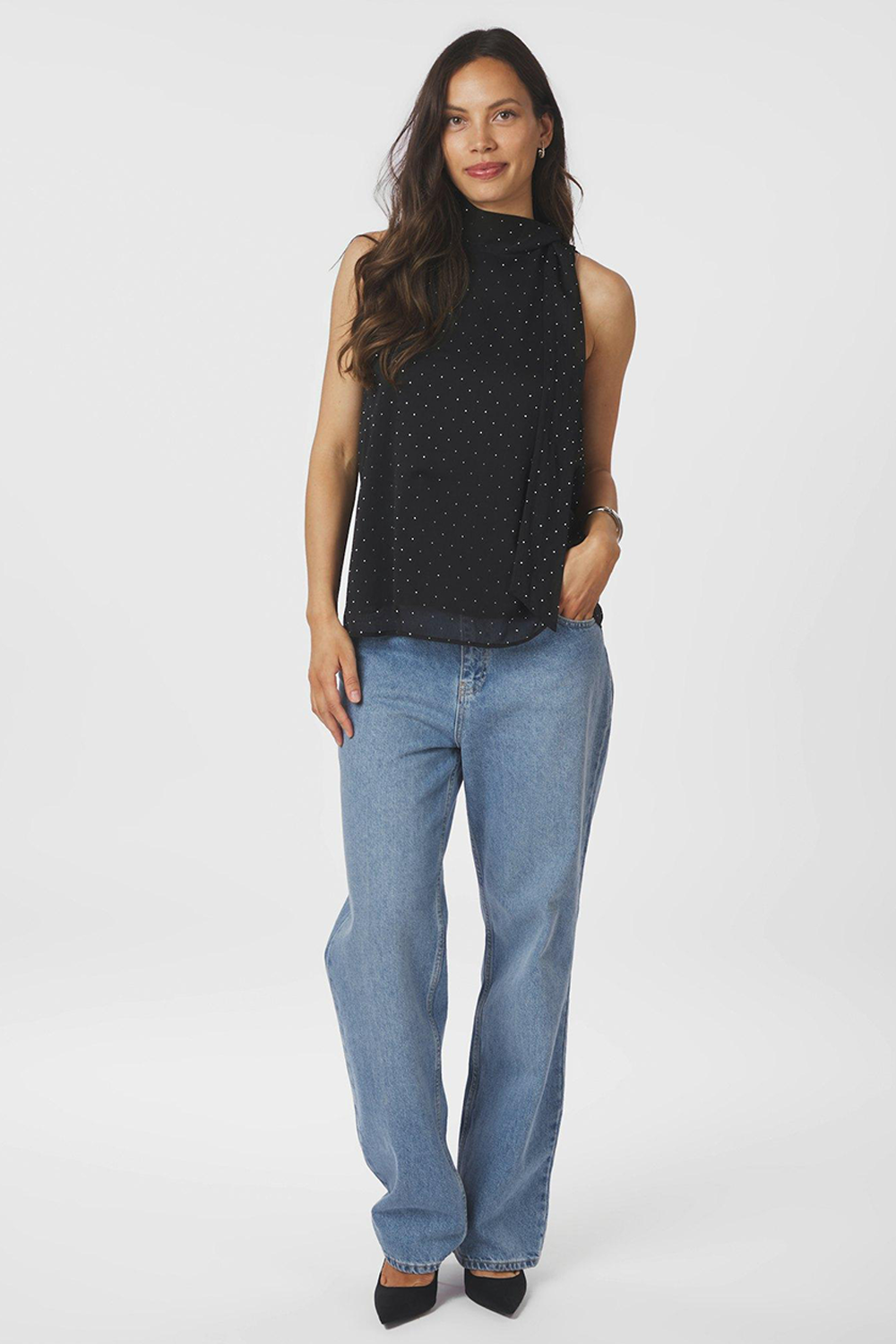 Lorelei Bedazzled Top