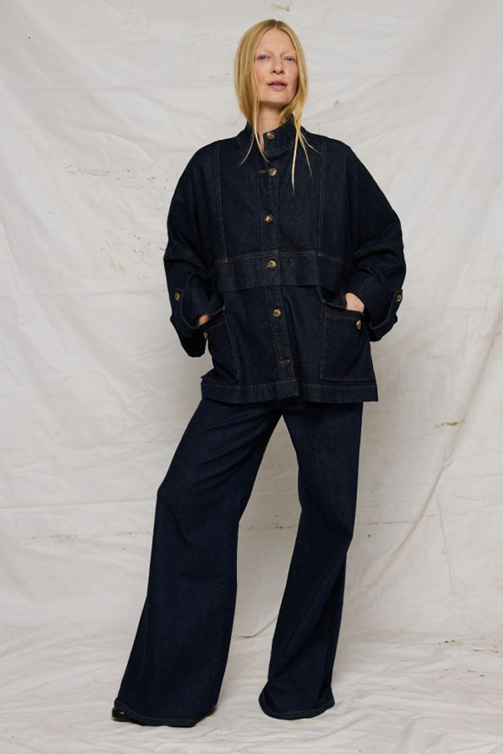 Louise Dark Denim Jakke
