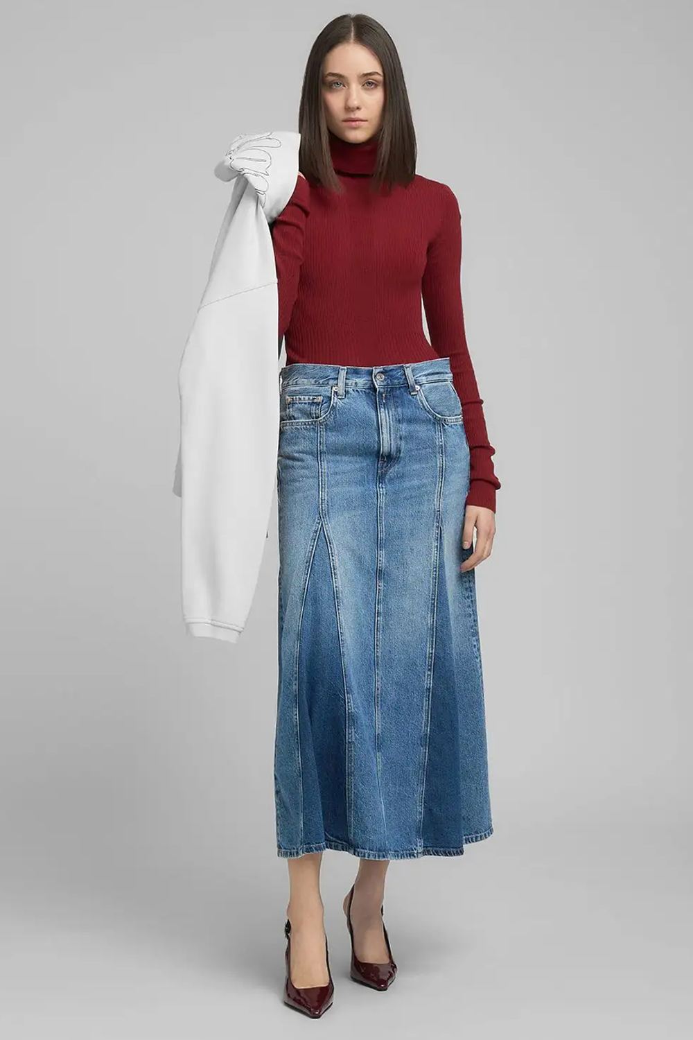 Margott Denim Nederdel