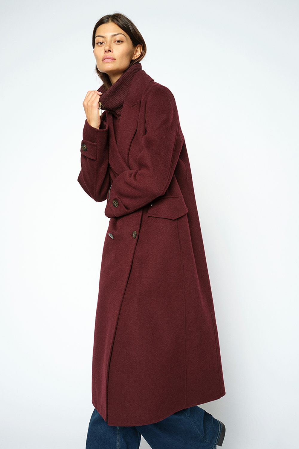 MMAlva Loisa Mock-Neck Frakke