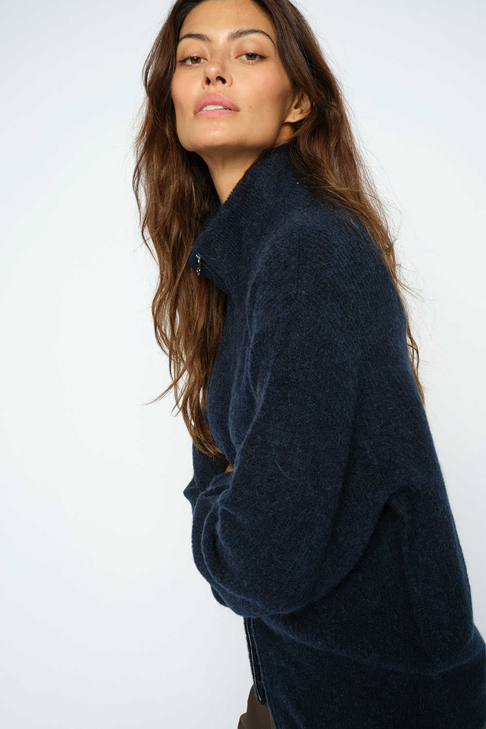 MMThora Knit Zip Cardigan