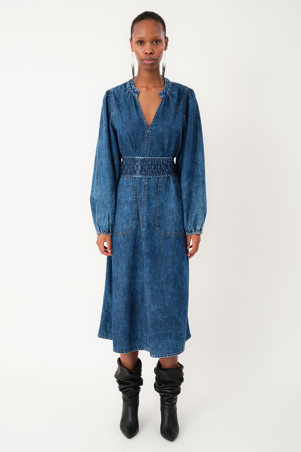 ParisLL LS Midi Kjole