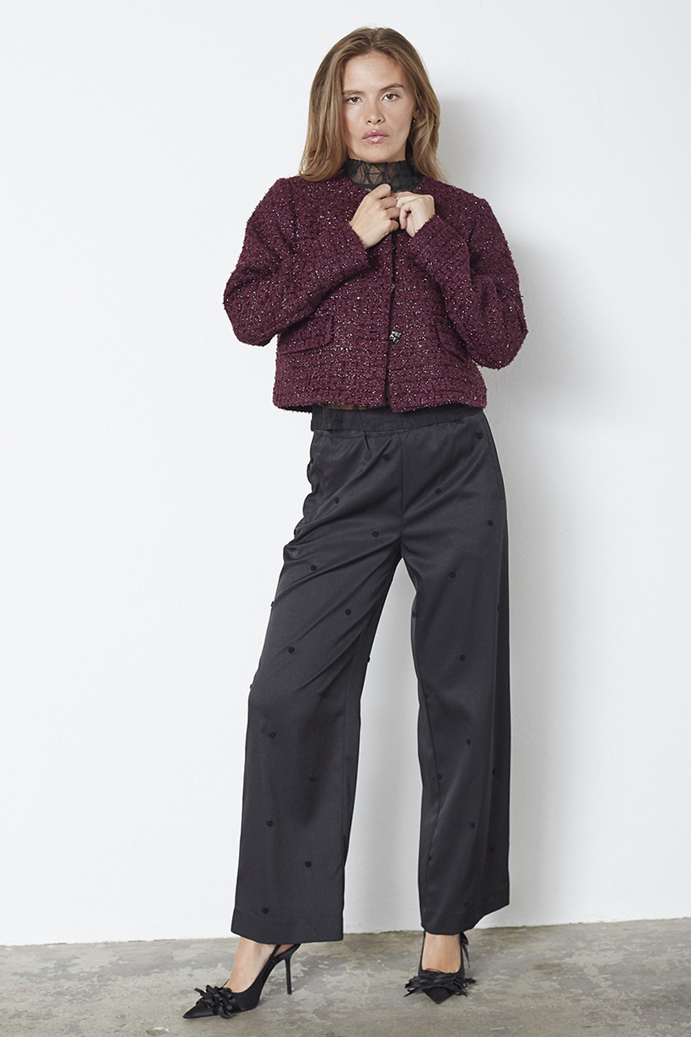 PeachCC Boucle Jakke