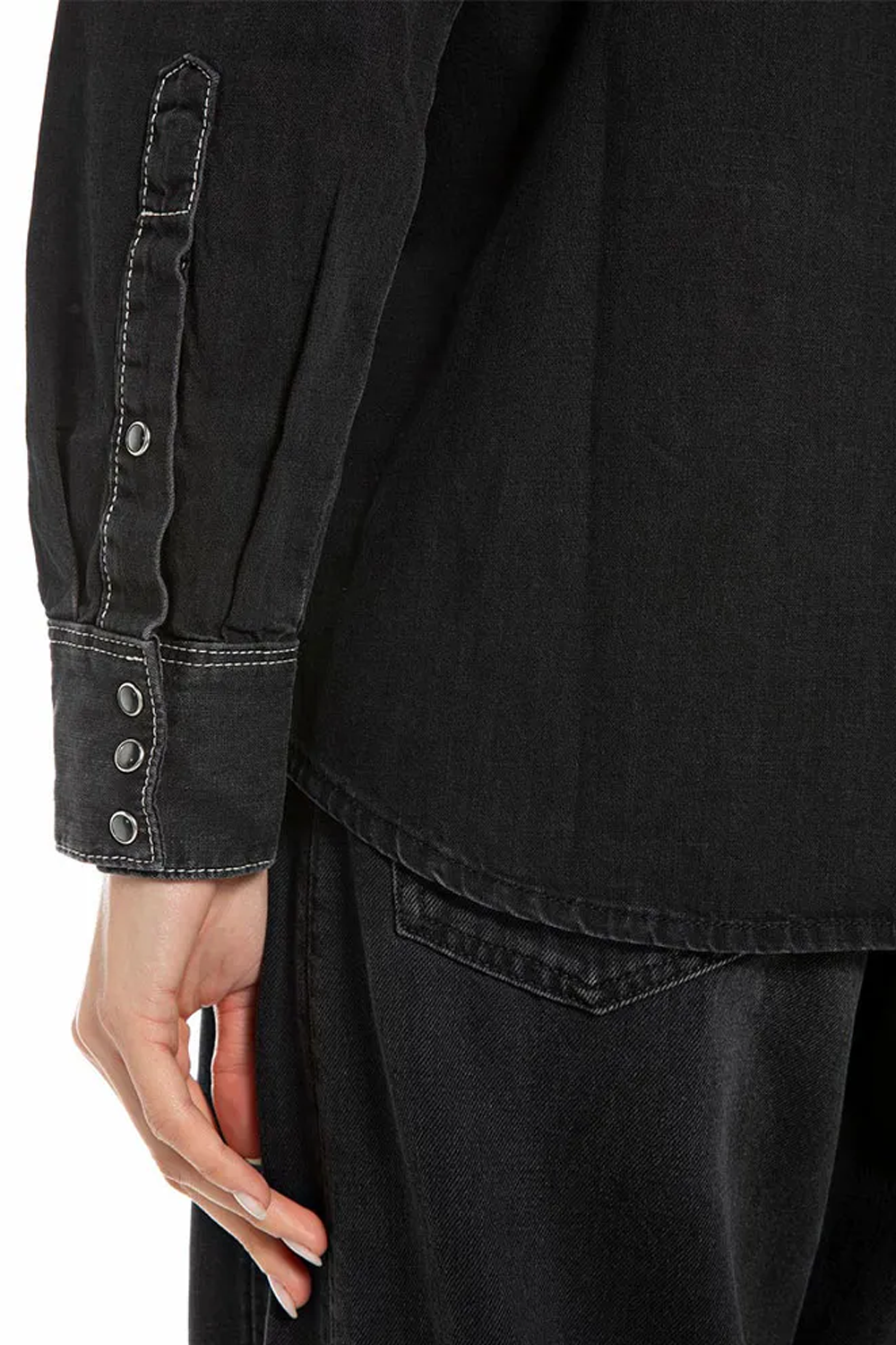 Denim Skjorte