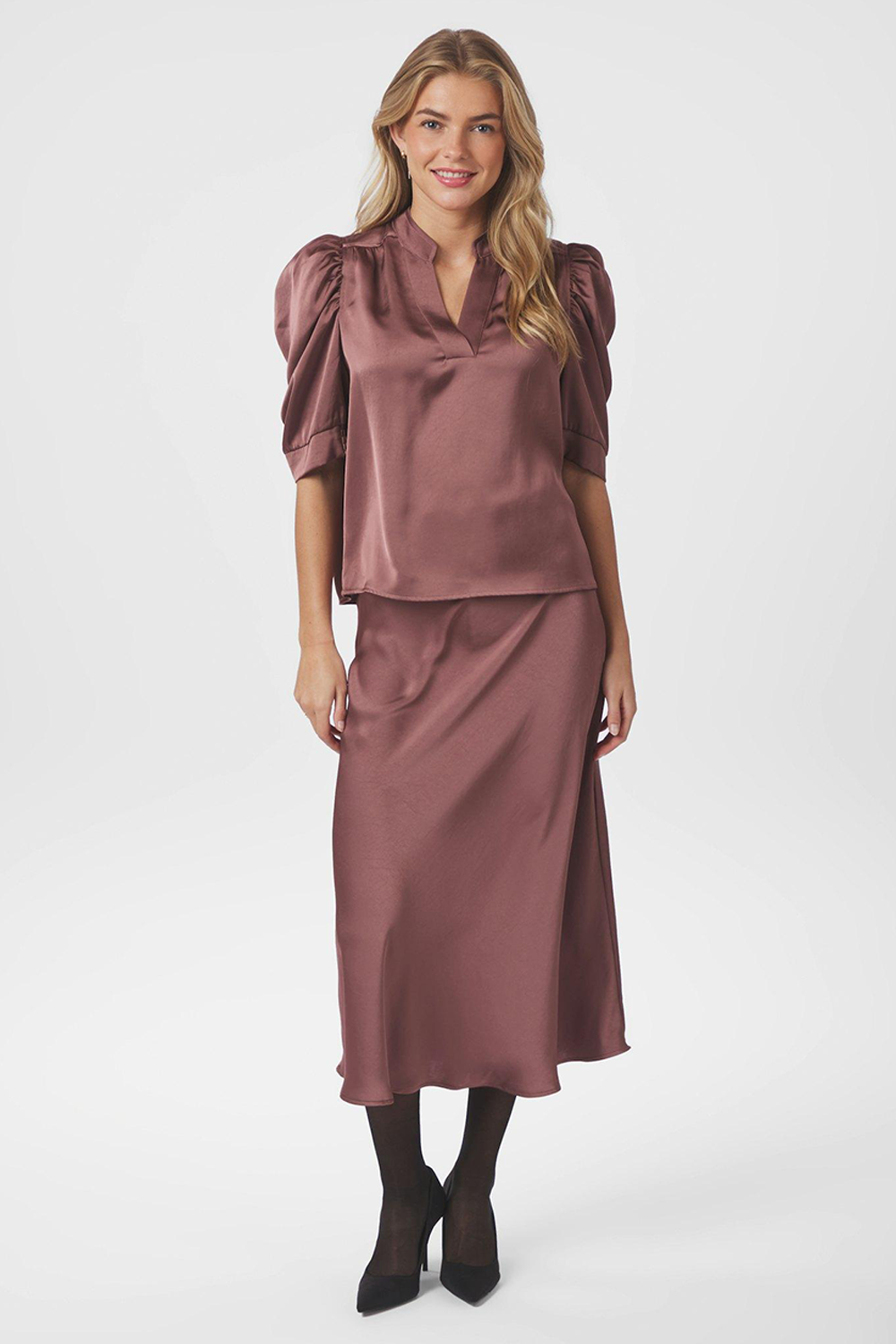 Roella Heavy Sateen Bluse