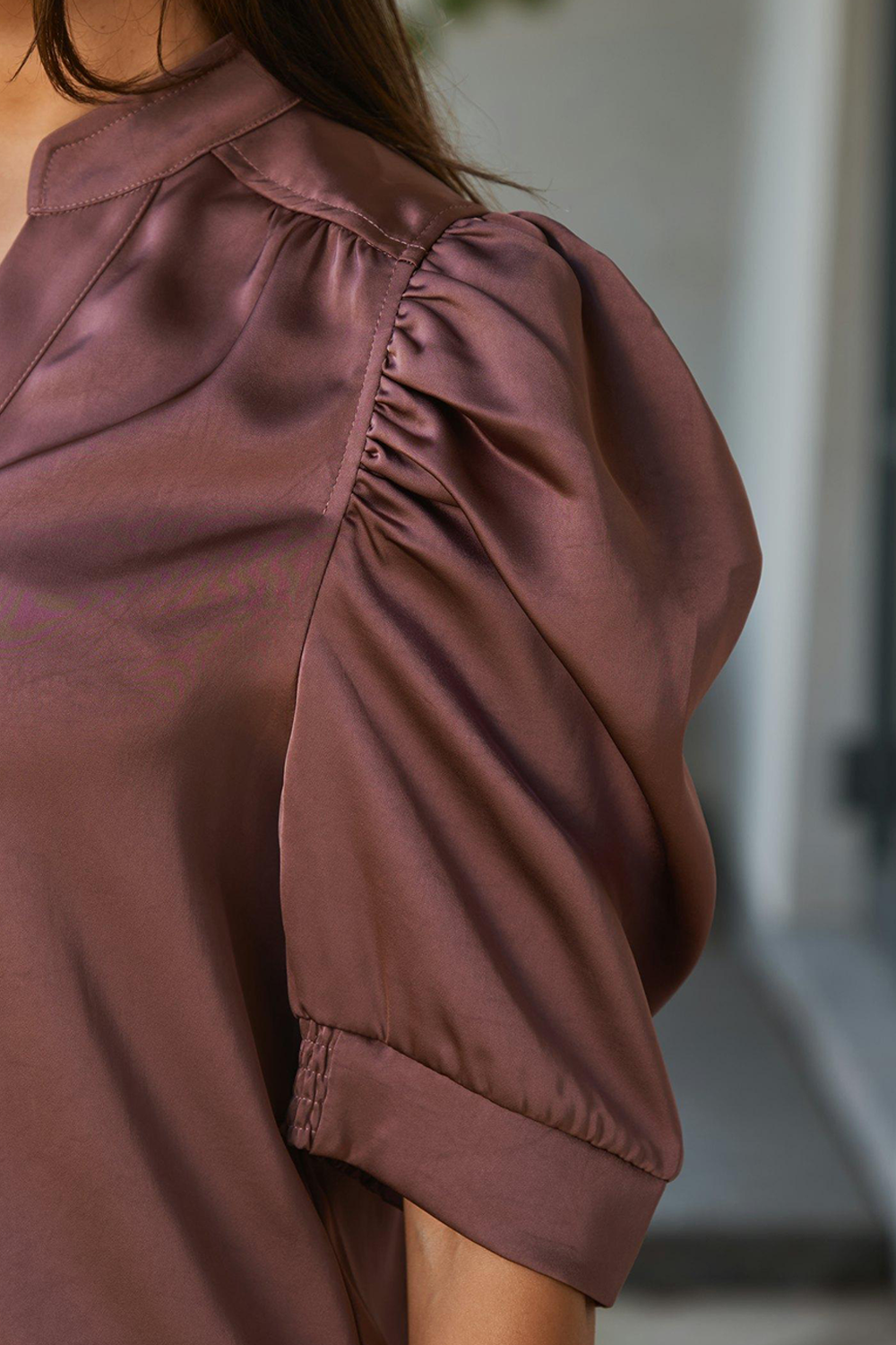 Roella Heavy Sateen Bluse