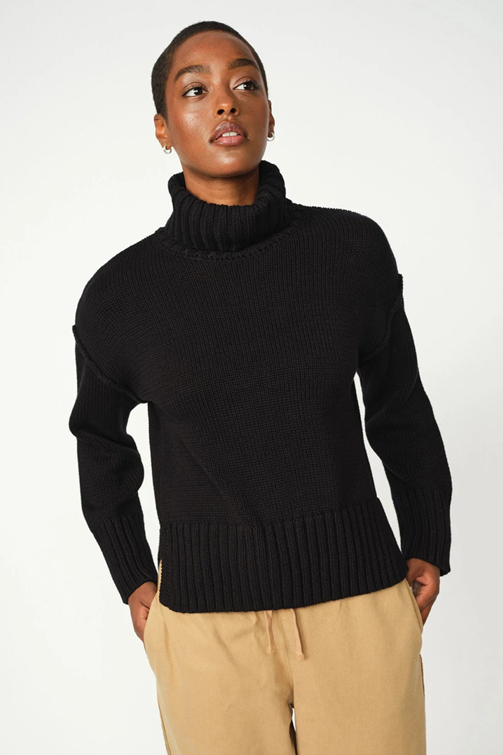 MMRola Bine Rollneck Striktrøje