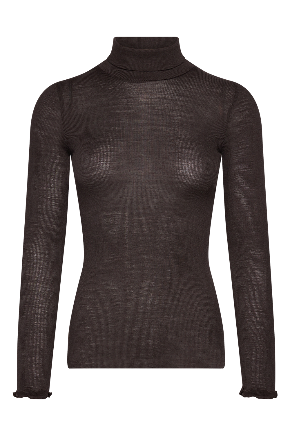 RWBurlington Wool LS T-Neck Bluse