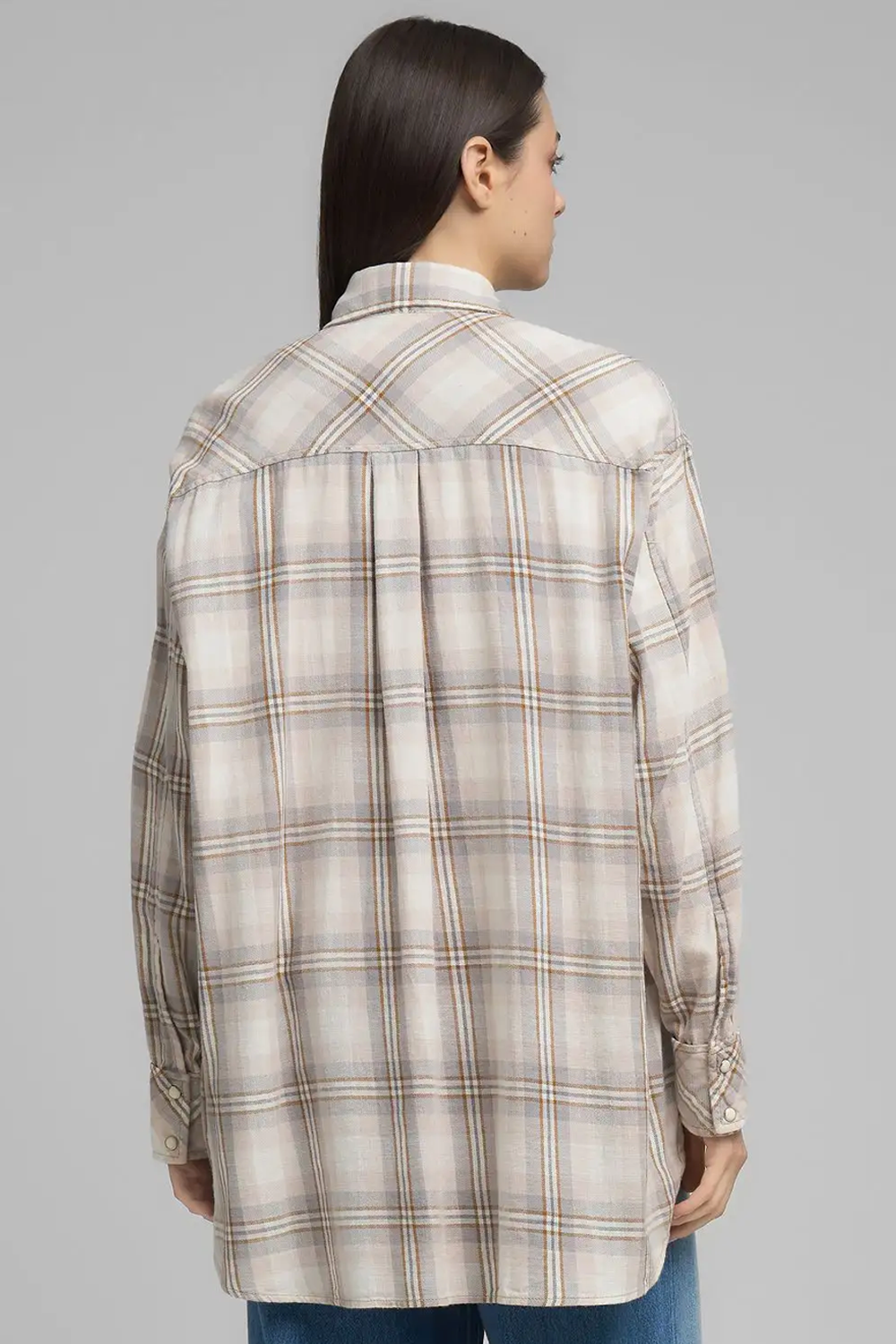 Chequered Twill Skjorte