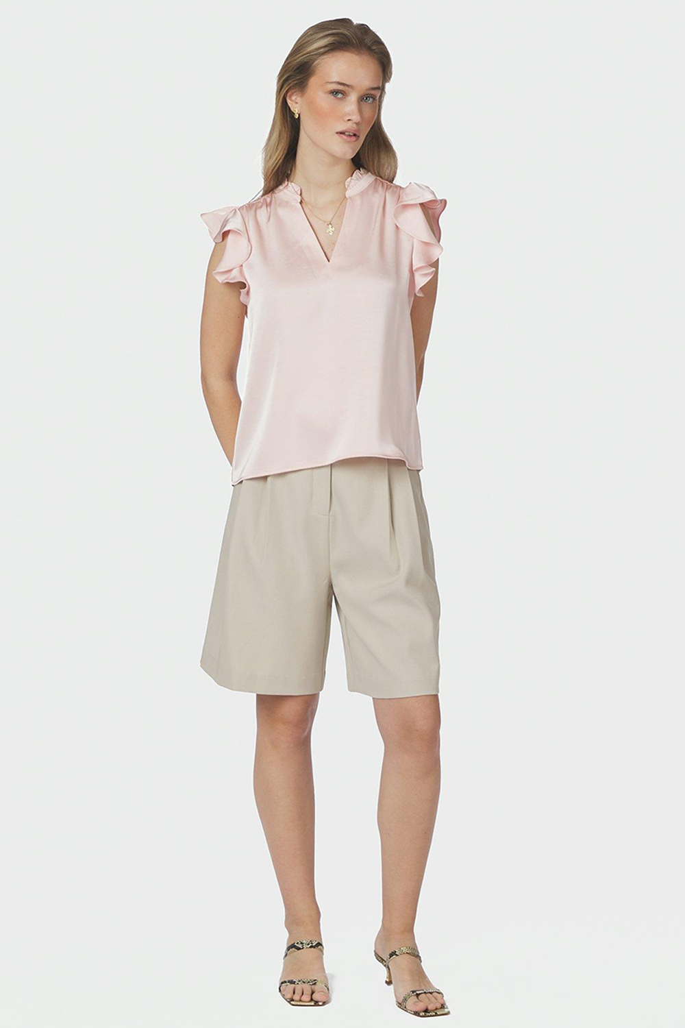 Stella Heavy Sateen Bluse