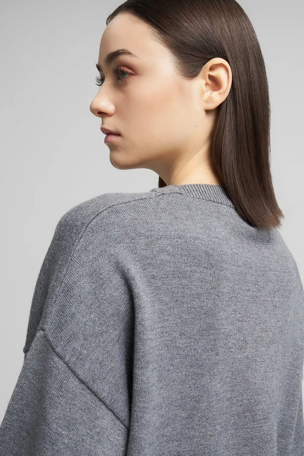 Crew-Neck Pullover Strik