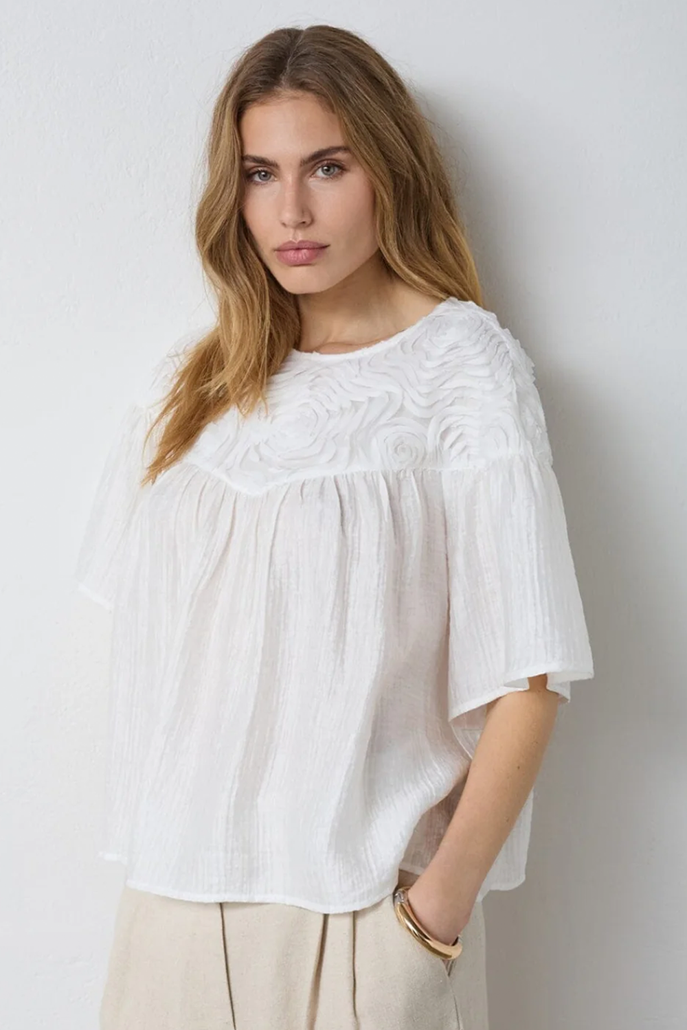 TassyCC Flower Bluse