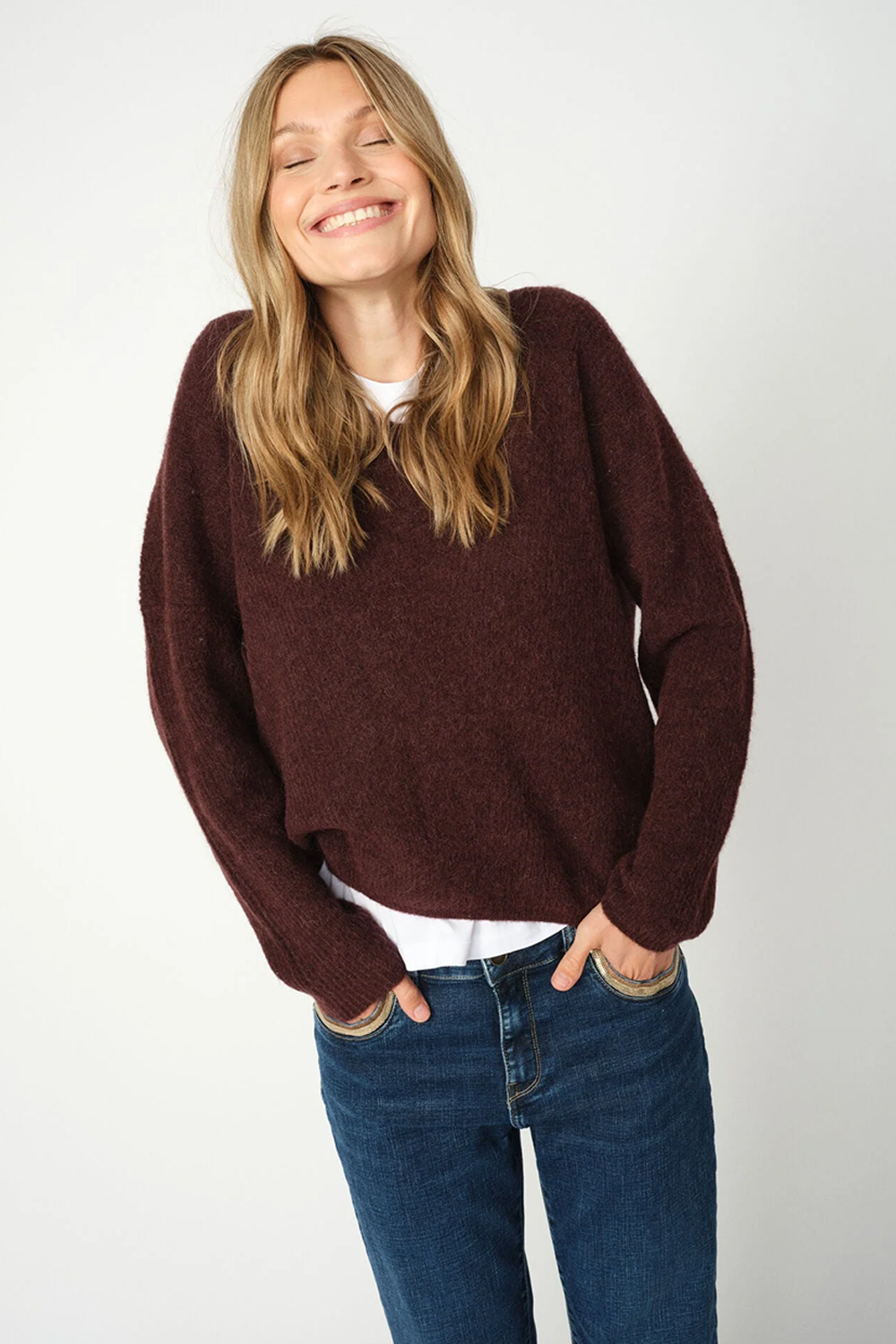 MMThora V-Neck Striktrøje