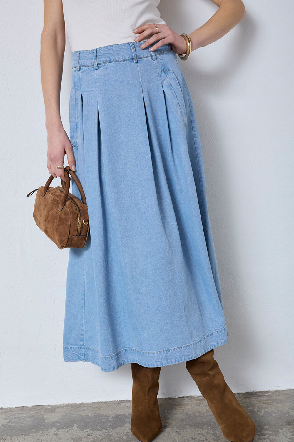 TillyCC Anya Pleat Nederdel