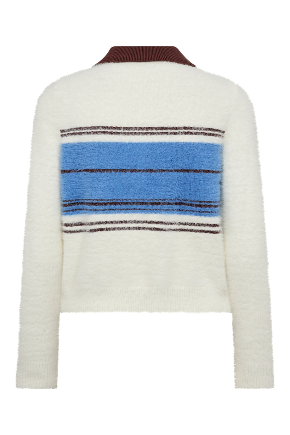 ToryCC Stripe Zip Striktrøje