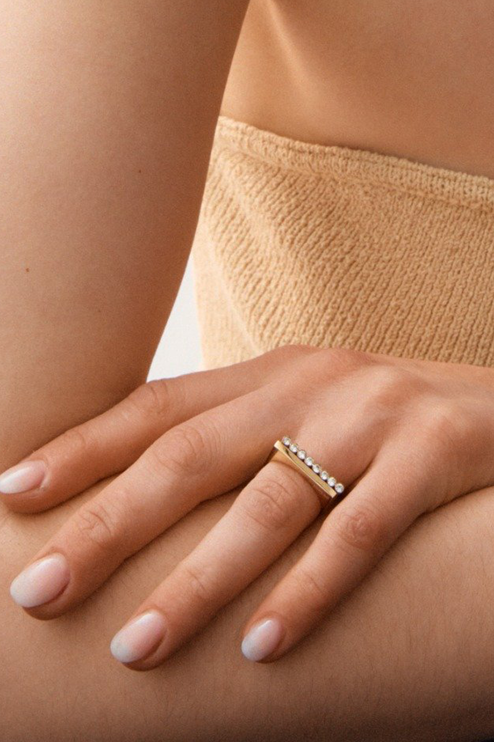 Twiggy CZ Ring