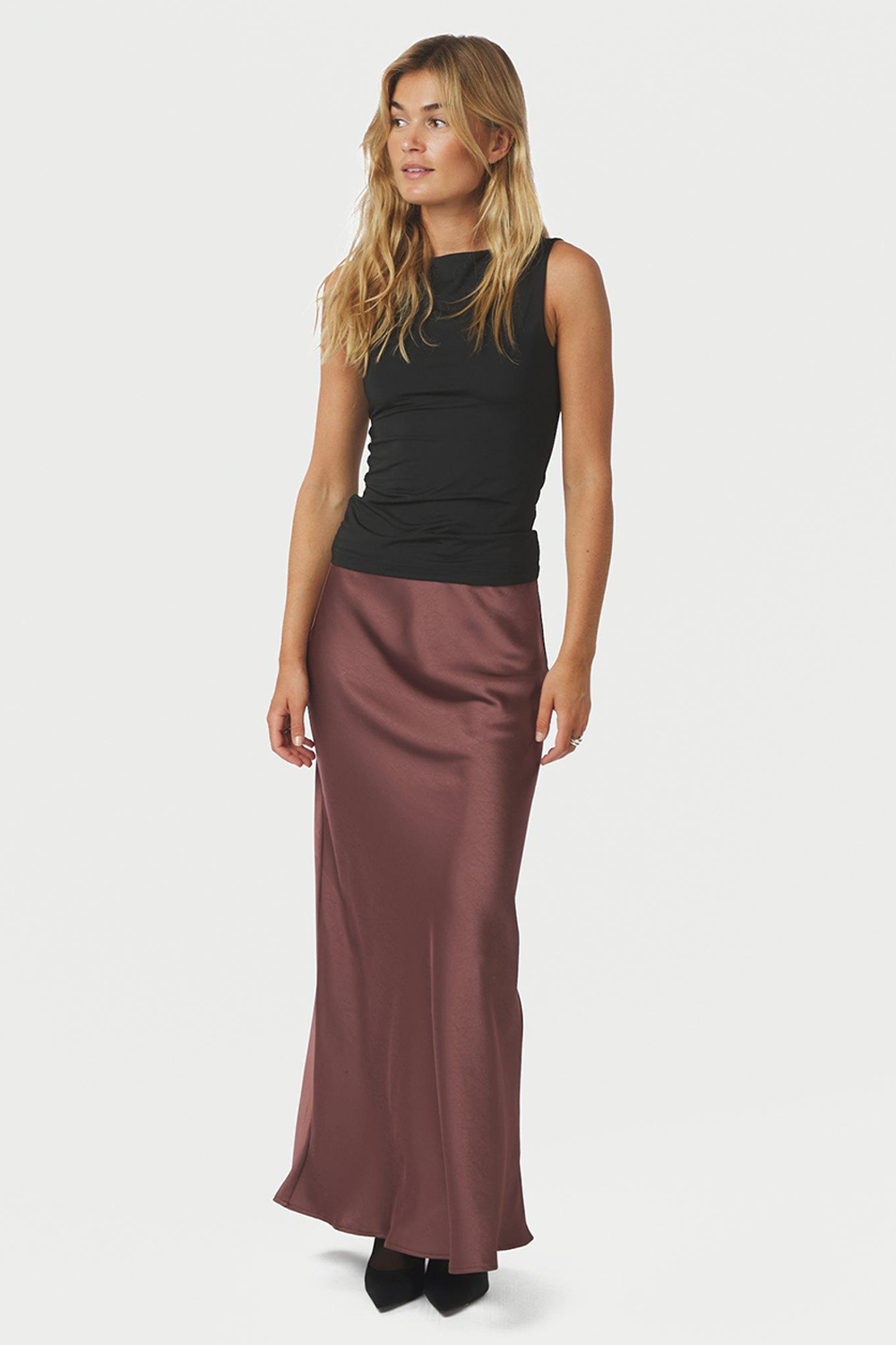 Vicky Heavy Sateen Nederdel
