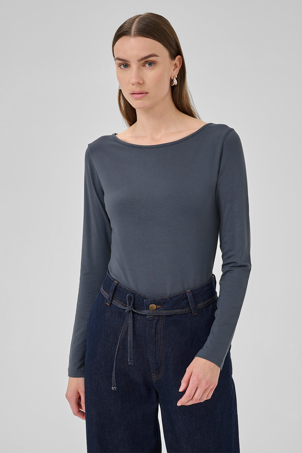 VistaMW Boat Neck Bluse